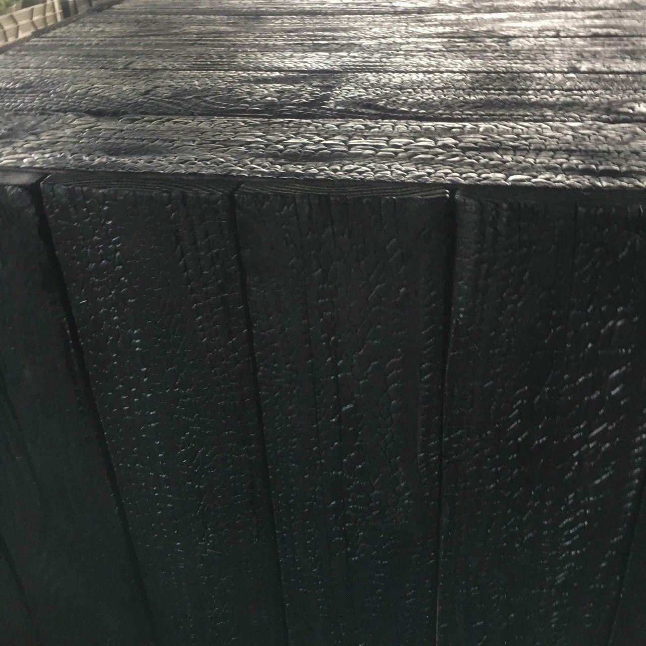 Shou Sugi Ban | Douglas | Heavy | Pas modifié | Afgewerkt met Rubio Monocoat Sealer