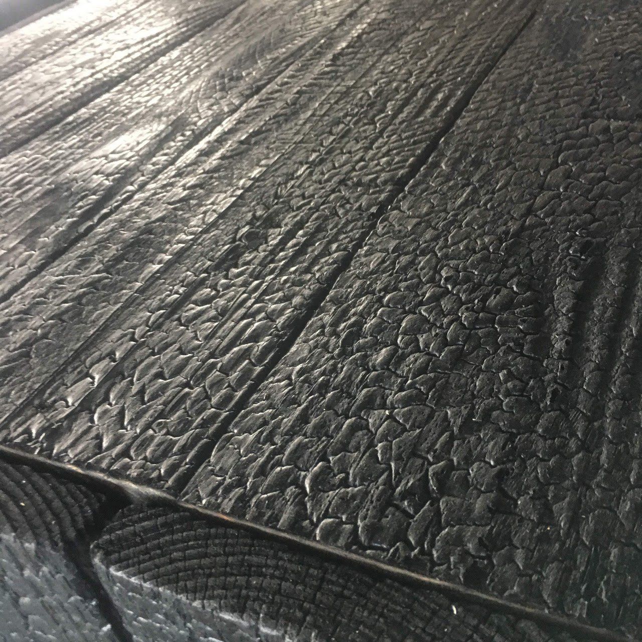 Shou Sugi Ban | Douglas | Heavy | Pas modifié | Afgewerkt met Rubio Monocoat Sealer