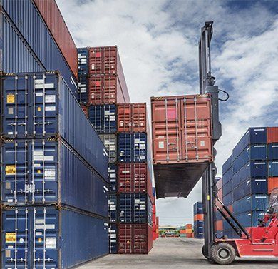 p d logistics storage container lifted using forklift p d logistics storage container lifted using forklift