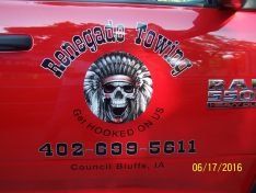 CAr Towing sign - Custom signs in Council Bluffs, IA