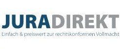 A logo for jura direkt is shown on a white background.