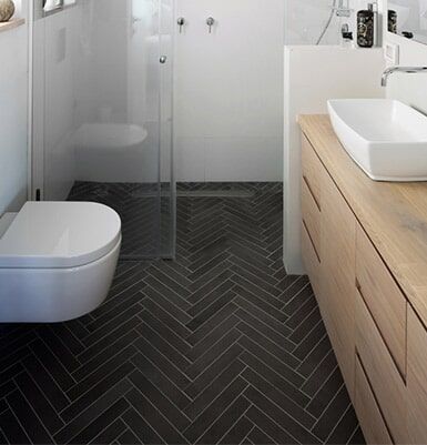 Black Theme Floor Tiles — Tiles Rockhampton in North Rockhampton, QLD