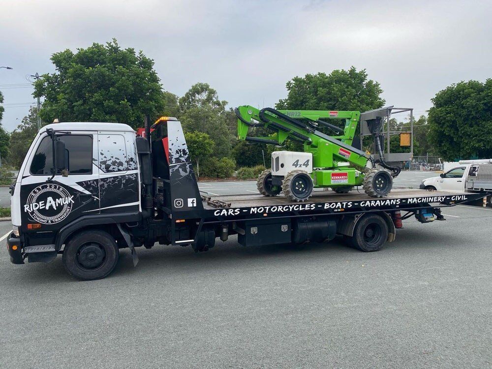 4x4 Truck in Tow Truck — Towing and Transport in Sunshine Coast, QLD 4x4 Truck in Tow Truck — Towing and Transport in Sunshine Coast, QLD
