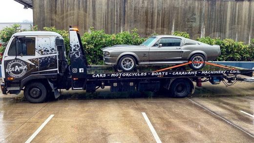 Sports Car on Tow Truck — Towing and Transport in Sunshine Coast, QLD Sports Car on Tow Truck — Towing and Transport in Sunshine Coast, QLD