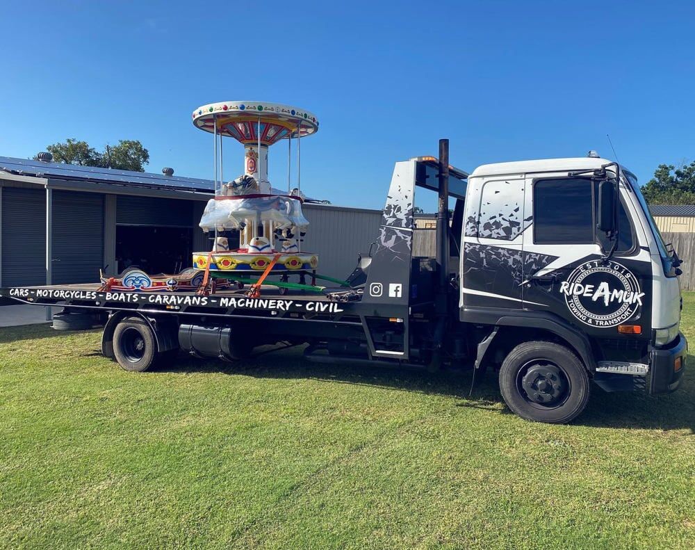 Carousel on Tow Truck — Towing and Transport in Sunshine Coast, QLD