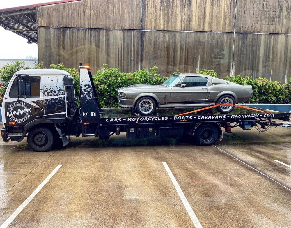 Sports Car on Tow Truck — Towing and Transport in Sunshine Coast, QLD