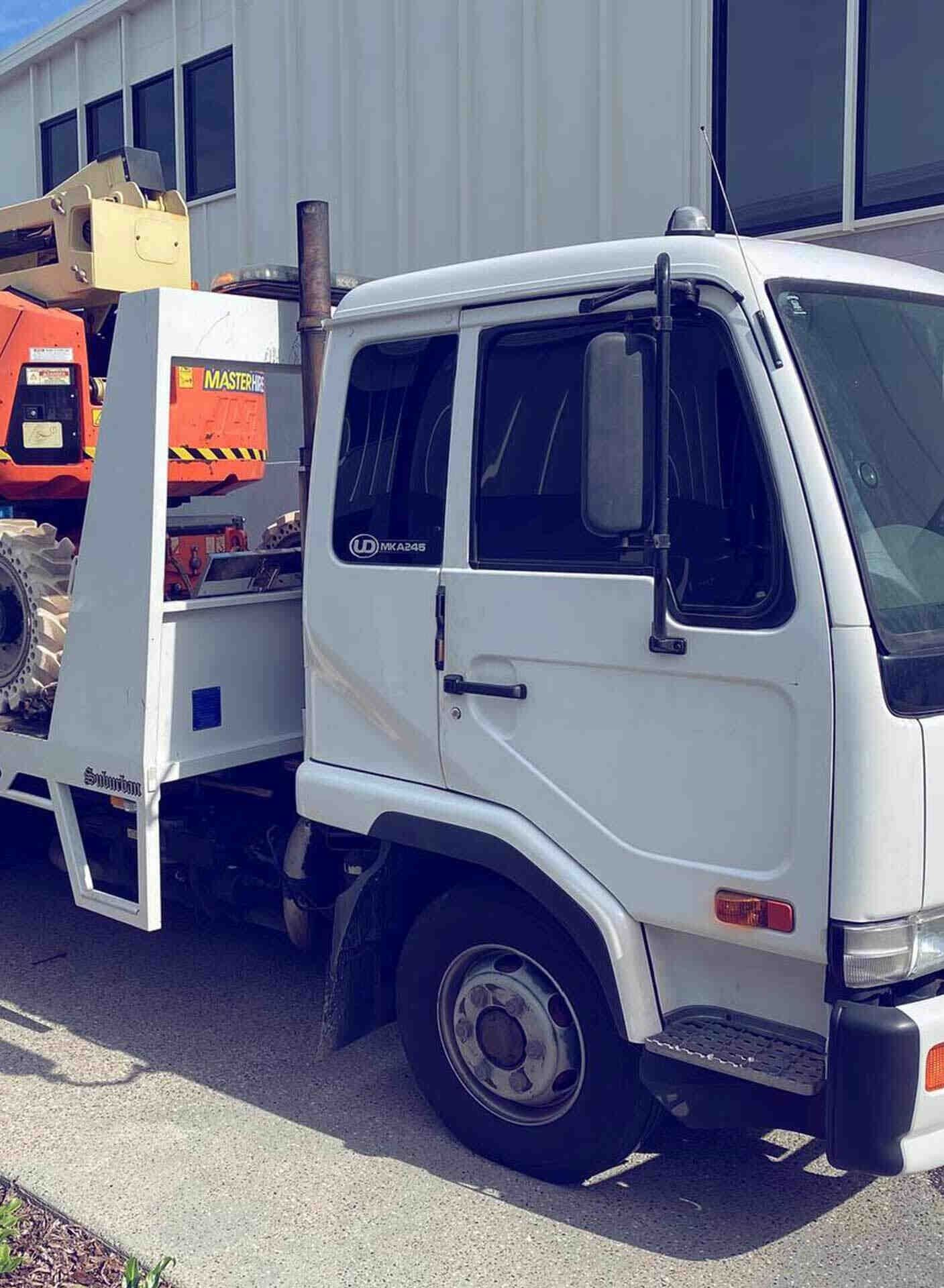 White Tow Truck — Towing and Transport in Sunshine Coast, QLD White Tow Truck — Towing and Transport in Sunshine Coast, QLD