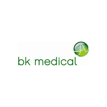 Logo for BK Medical: Grøn tekst