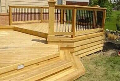 Newly Designed Wood Deck — deck installation in Lower Burrell, PA Newly Designed Wood Deck — deck installation in Lower Burrell, PA