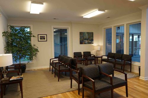 Skin Dermatology Care — Clinic Lobby in Greenville, SC