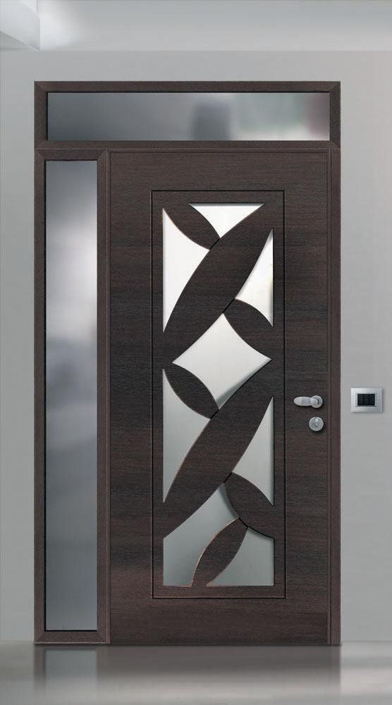 porta blindata con decorazione