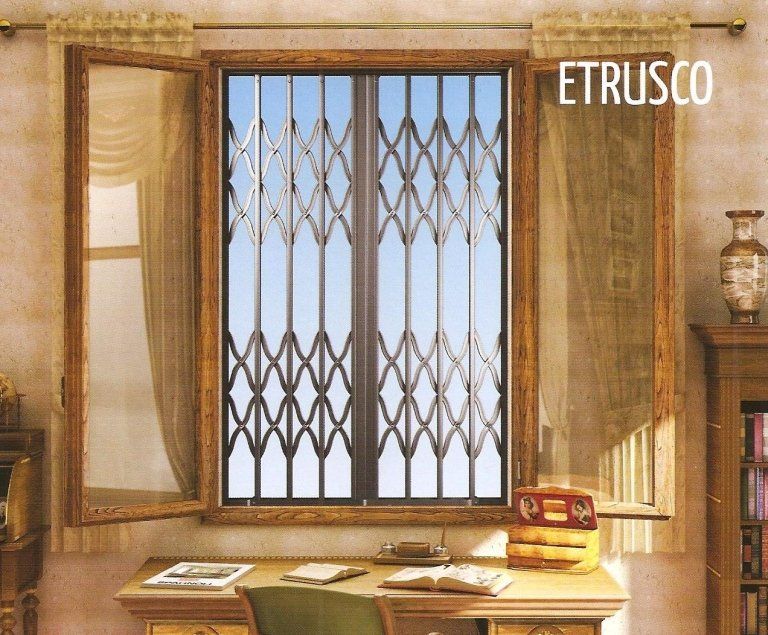 disegno di una finestra ETRUSCO