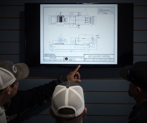 Projected Motor Design Blueprint, Artesia NM & Houston TX