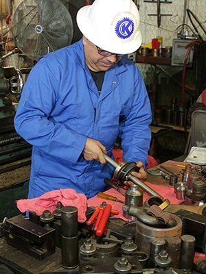 Motor Being Assembled, Pump Repair Service in Fort Worth & San Antonio TX