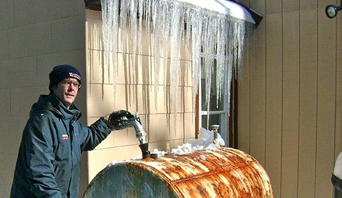 Man working in Bellewood Oil Service — Oil Service in Woodbine, NJ