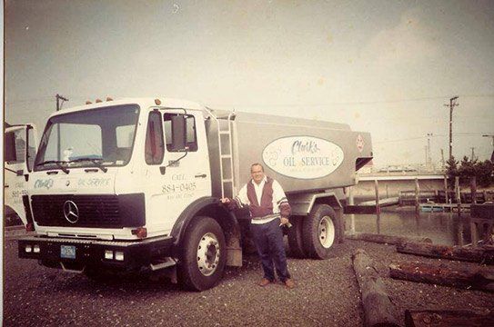 Owner with truck — Delivery in Woodbine, NJ Owner with truck — Delivery in Woodbine, NJ