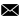 Black envelope icon.
