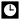 Clock icon showing 3:00.