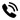 Telephone receiver with sound waves.