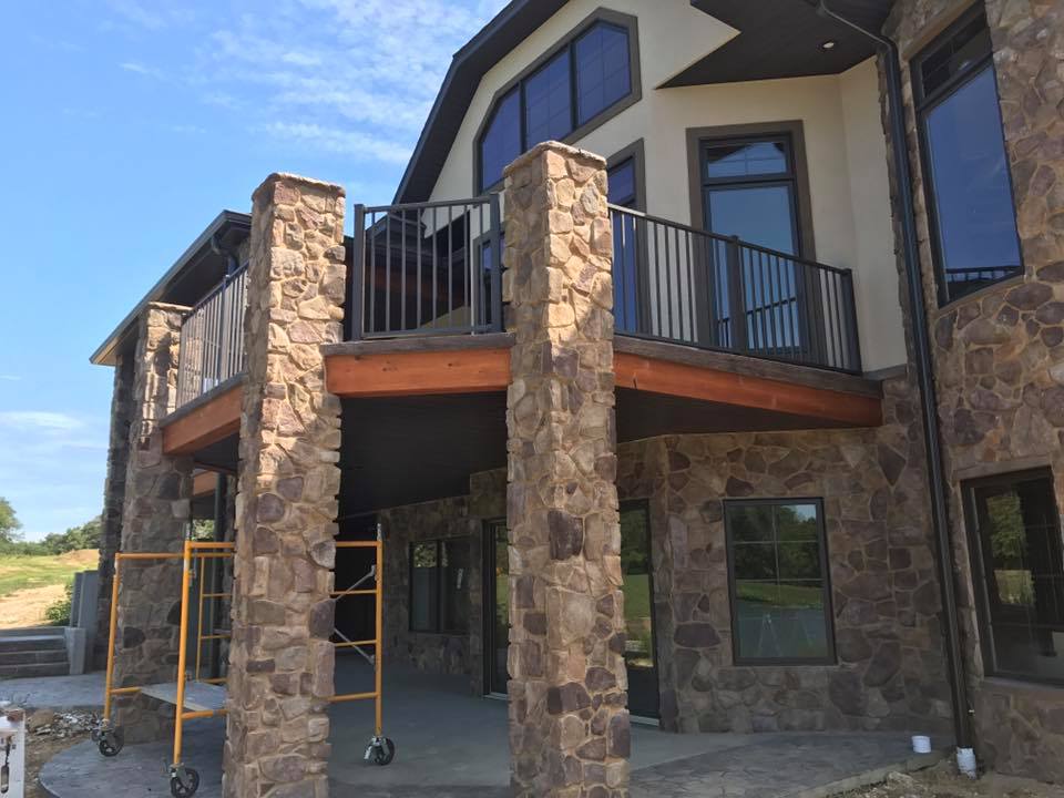second floor deck