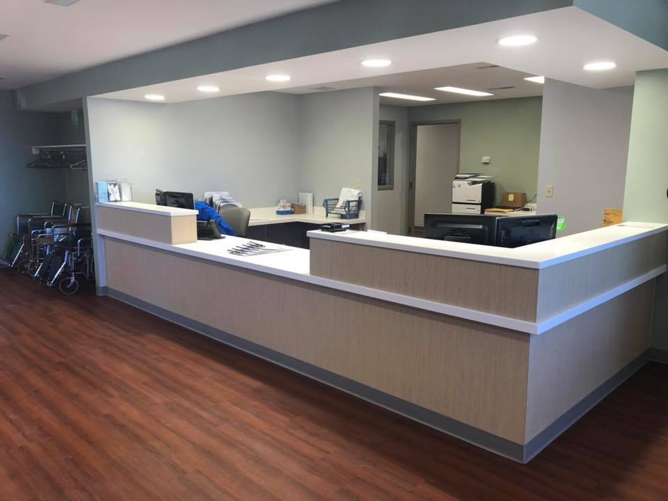 reception desk