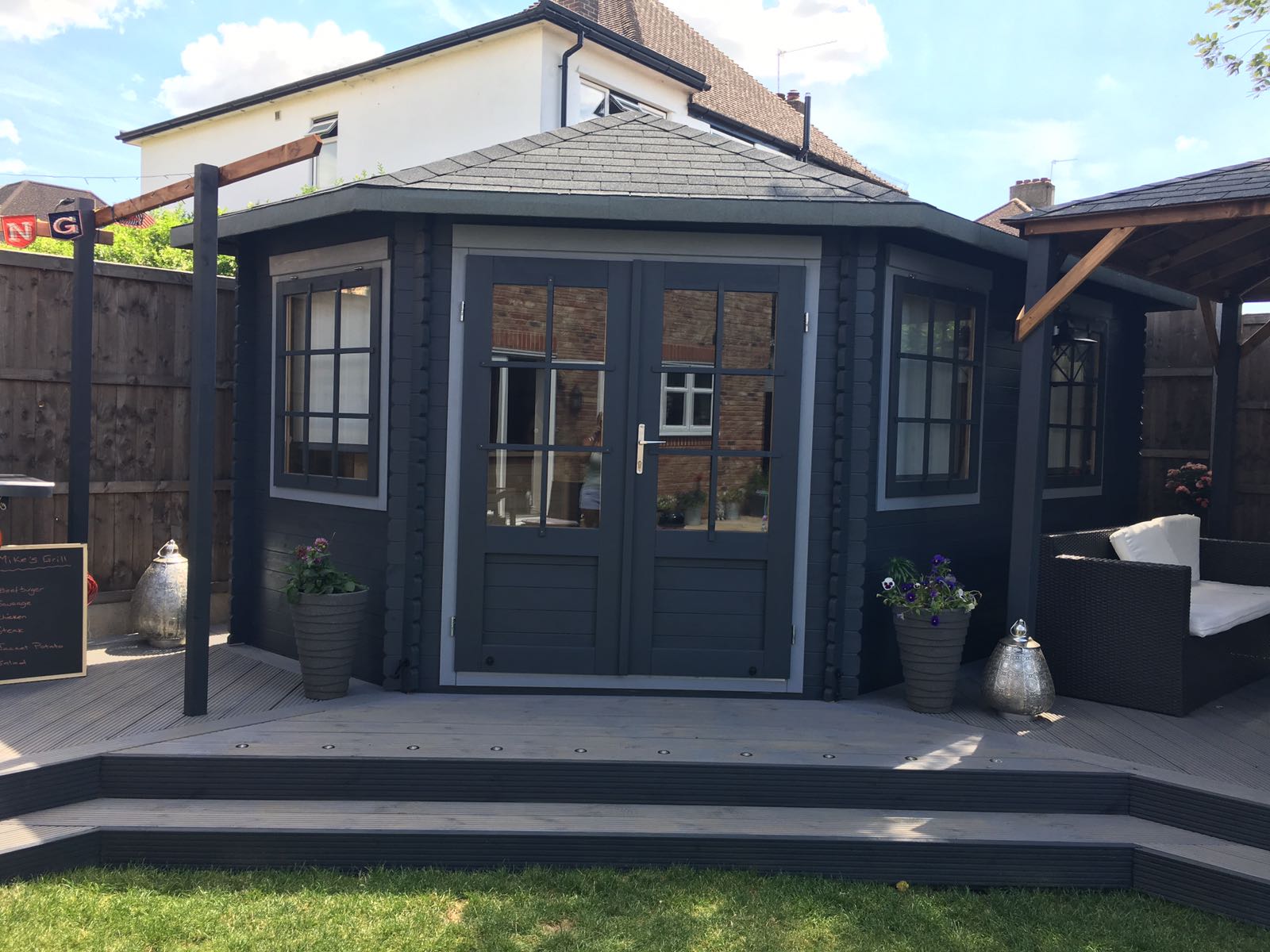 Completed Log Cabin