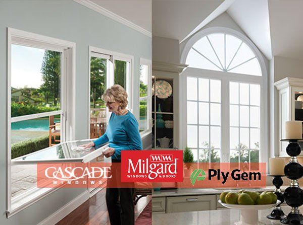 New vinyl windows