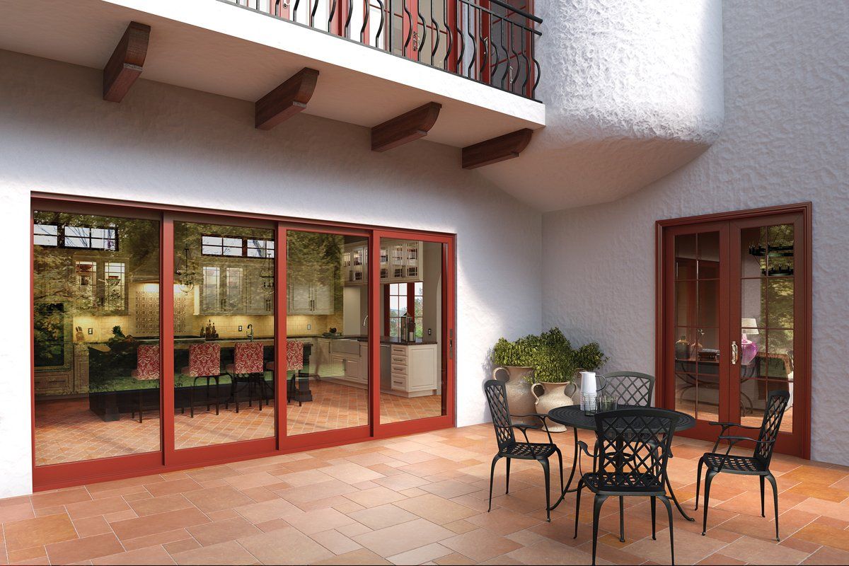 glass doors