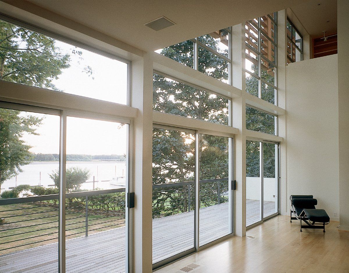 glass doors and windows