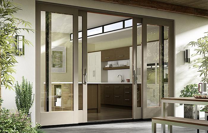 glass doors