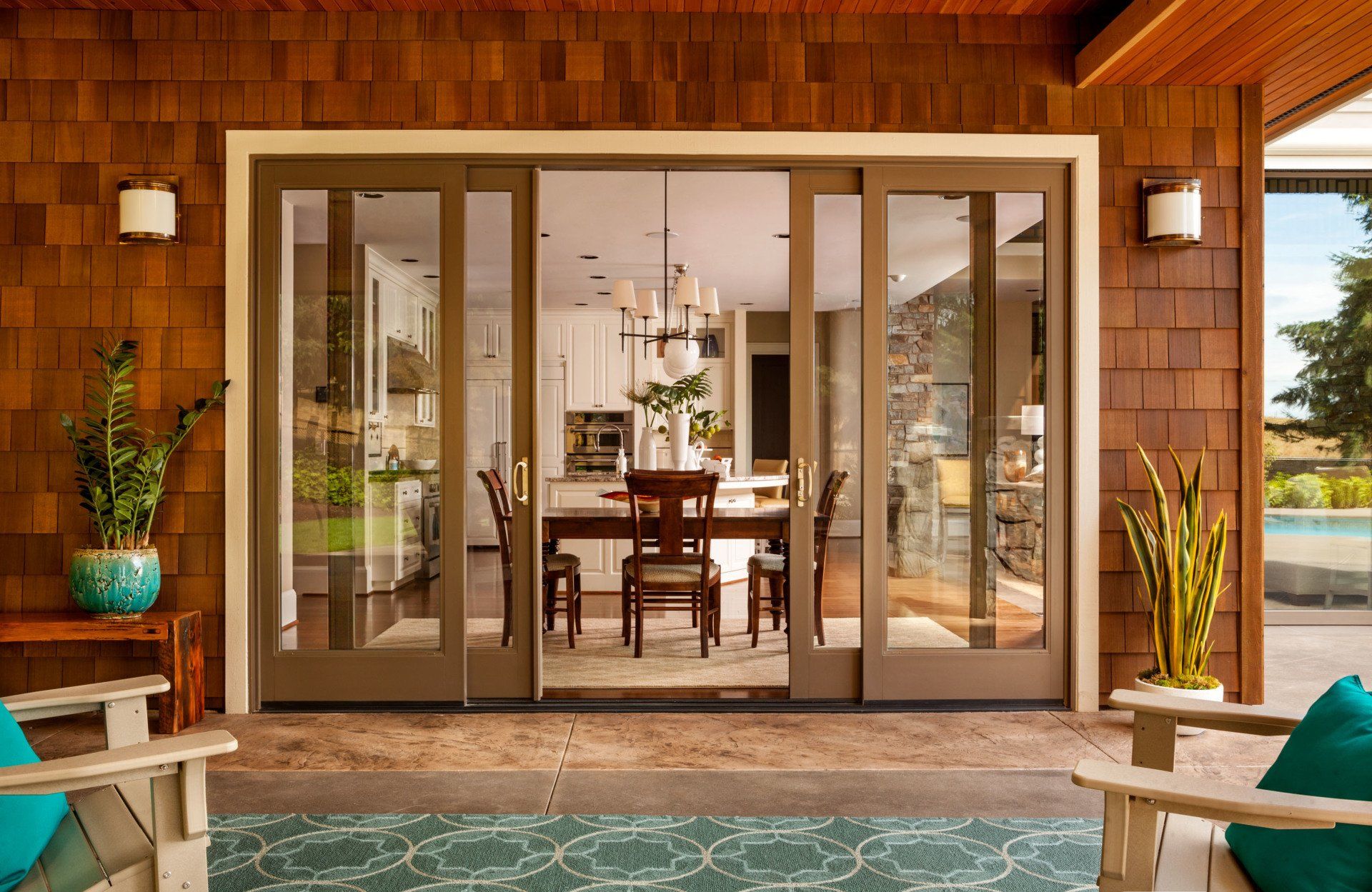 glass doors