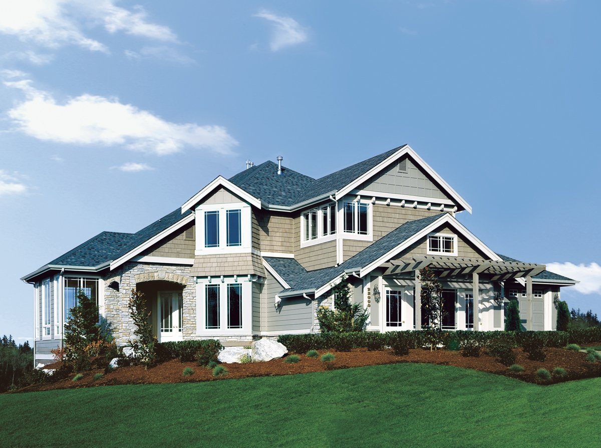 house with exterior windows