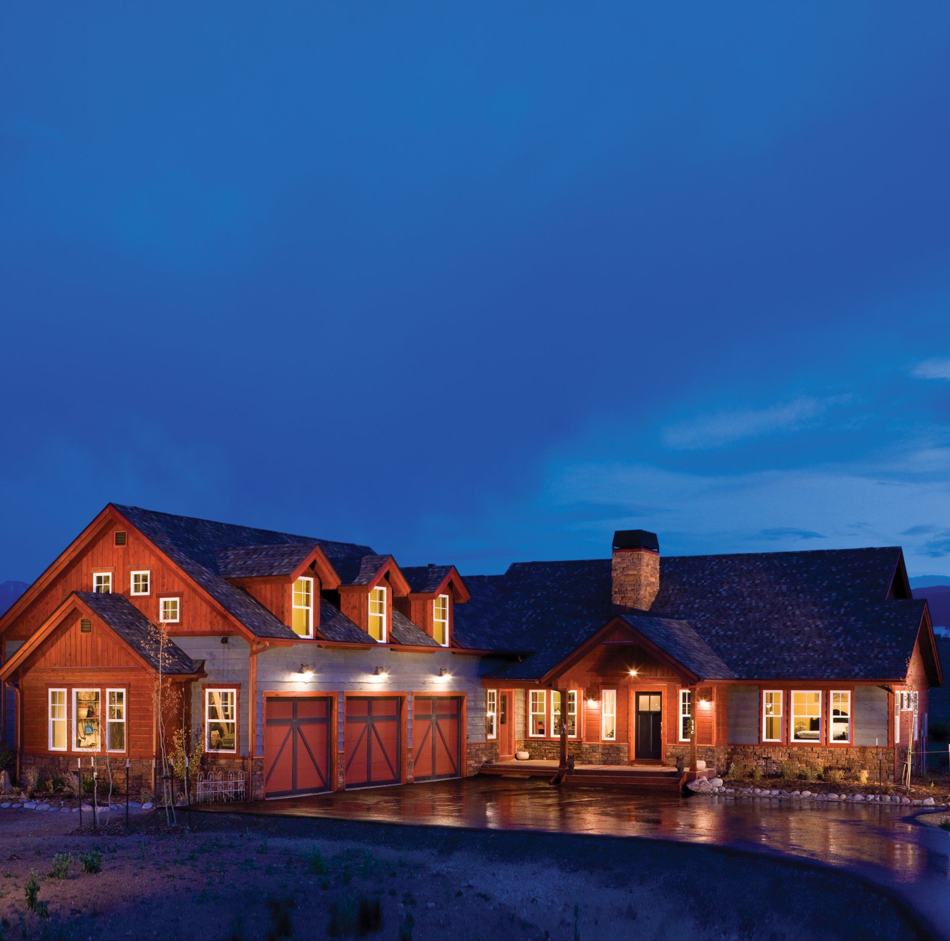 house with windows