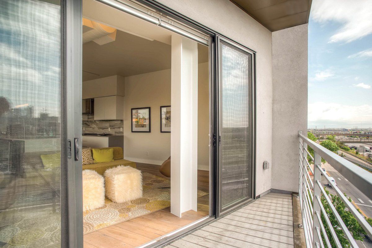 glass door