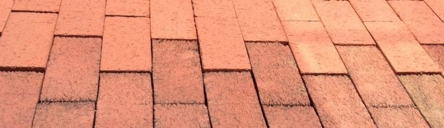 Brick pavement