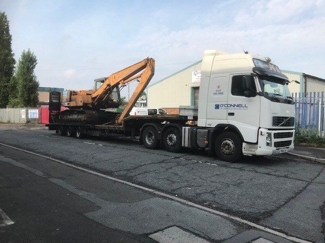 oconnell site services low loader truck 1