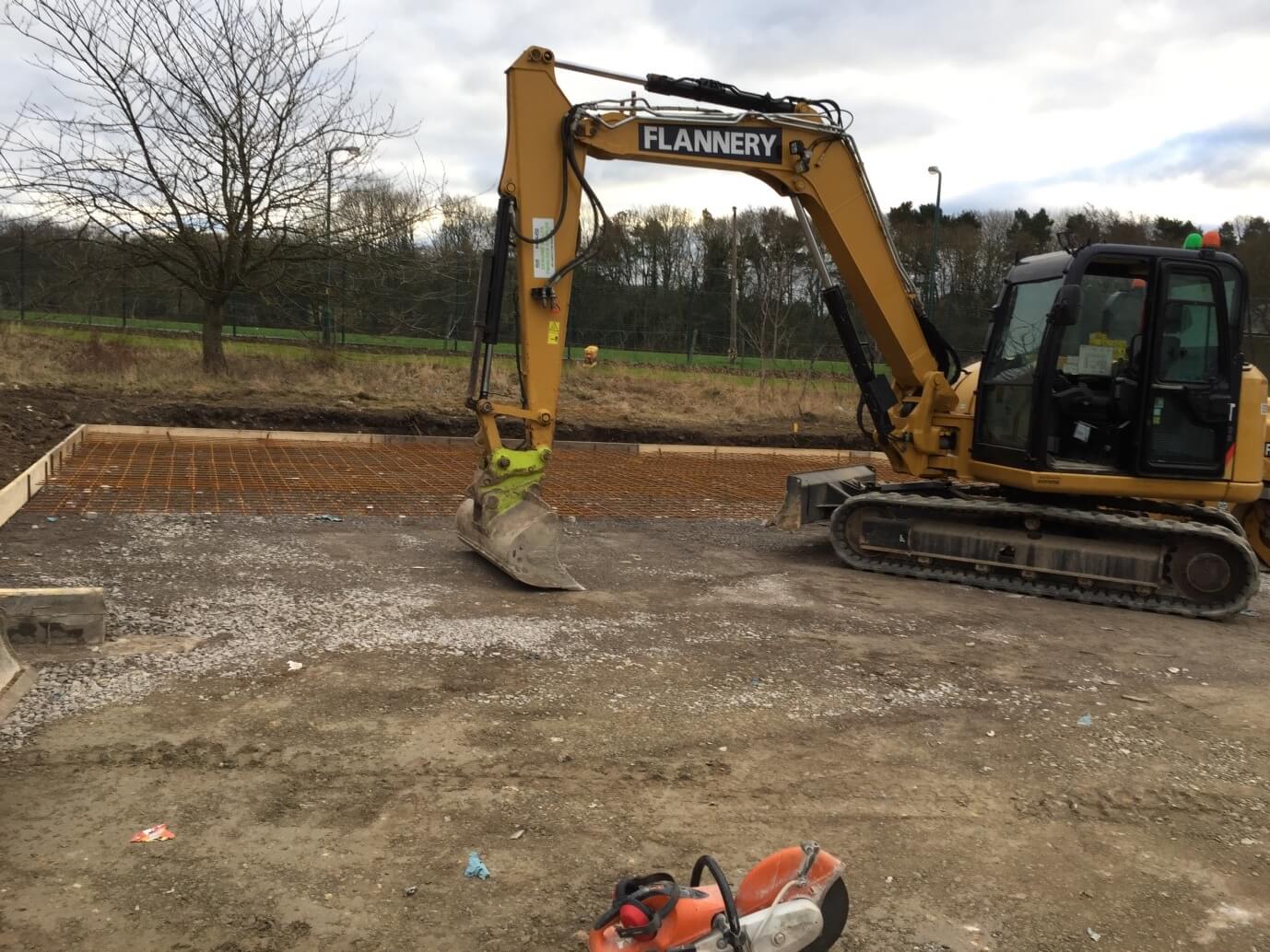 Preparing a land