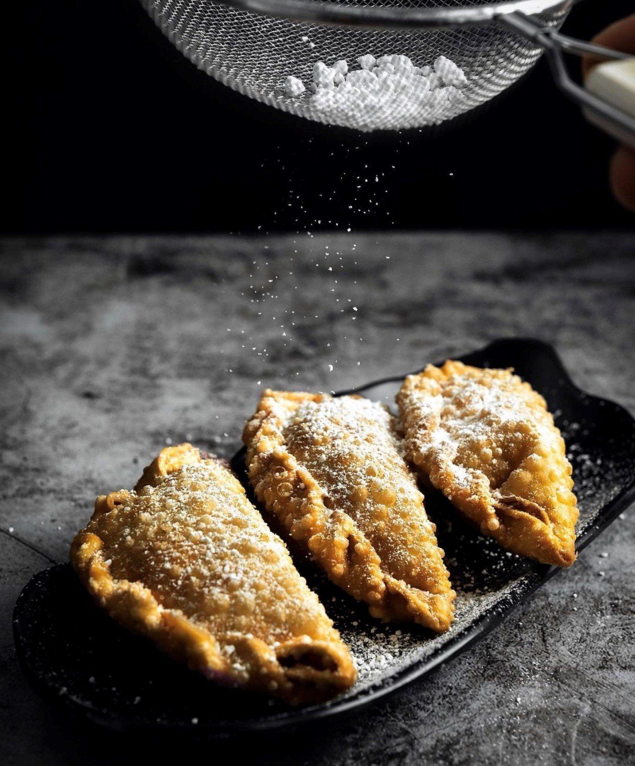 Empanada with sweet toppings — Palm Desert, CA — Mi Cultura