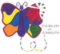 Visibility for Disability butterfly drawing