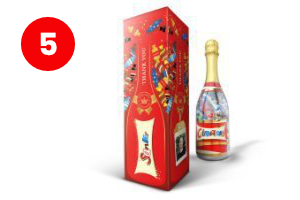 Célébrations fles met naam - communie cadeau
