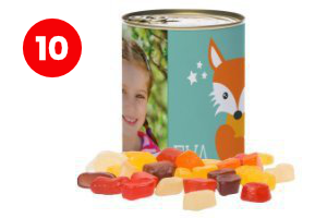 Snoepblik met foto bedrukken - Communie cadeau