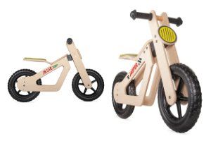 Houten loopfiets met naam - Cadeau voor een kind
