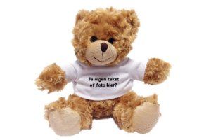 Knuffel Teddybeer met tekst - Valentijnscadeau