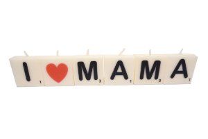 Letterkaars I Love Mama - Moederdag cadeau