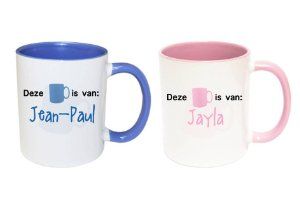 Mok met naam - Gepersonaliseerd cadeau