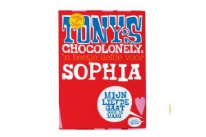 Tony's Chocolonely Giftbox met naam - Cadeau voor haar