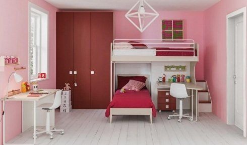 cameretta rosa per bambine