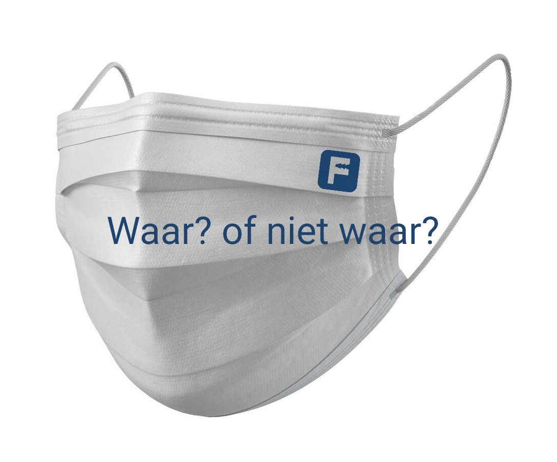 Mondkapje Corona Bescherming Feit Fabel Waar Niet Covid