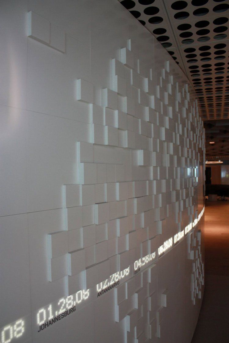 white solid surface wall