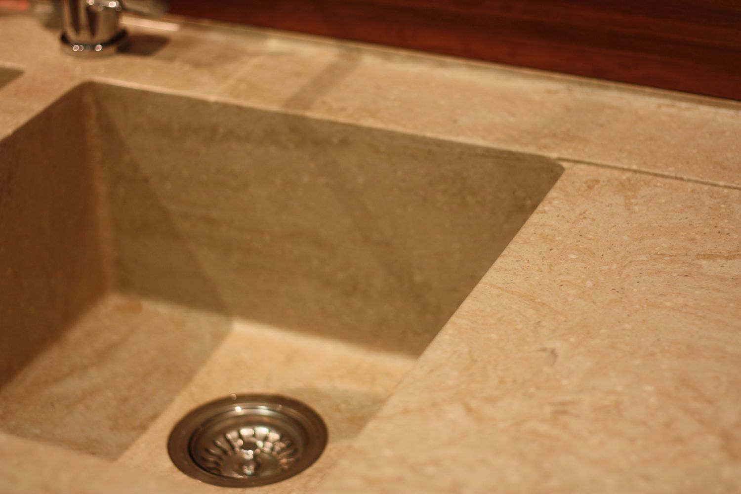 full solid surface kitchen sink